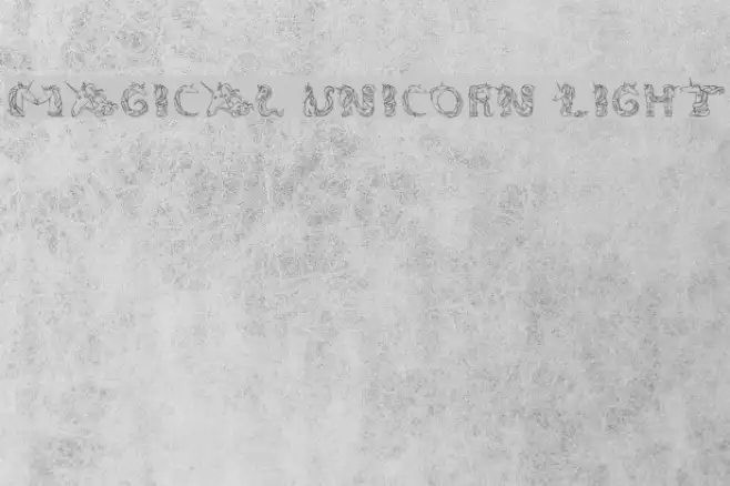 Magical Unicorn Light Example 1