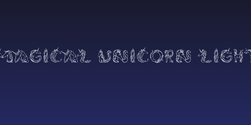 Magical Unicorn Light Social Header