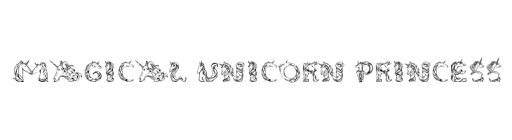 Magical Unicorn Princess फ़ॉन्ट