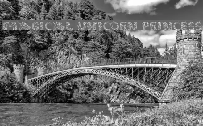 Magical Unicorn Princess Font examples