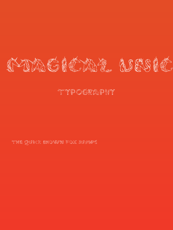 Magical Unicorn Princess Poster