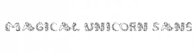 Magical Unicorn Sans  Free Fonts Download