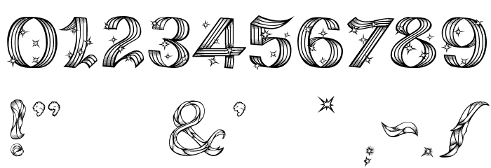 Magical Unicorn Sans Font OTHER CHARS