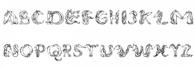 Magical Unicorn Sans Font Litere mari