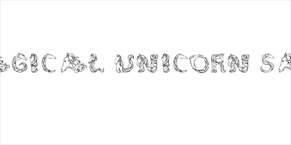 Magical Unicorn Sans Logo