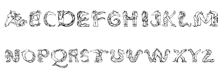 Magical Unicorn Sans Font LOWERCASE