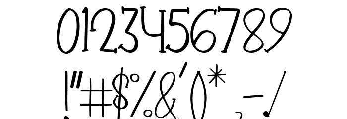 Magical Unicorn Font OTHER CHARS