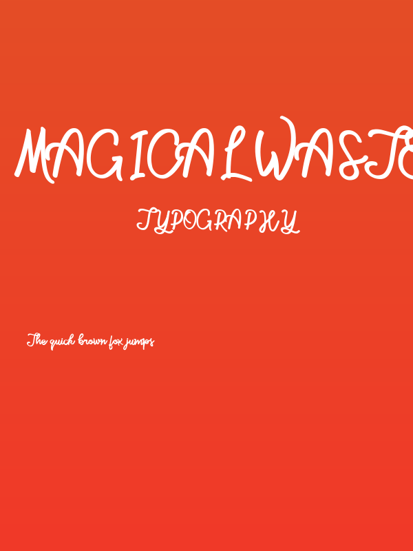 Magical Waste Personal Use  Poster