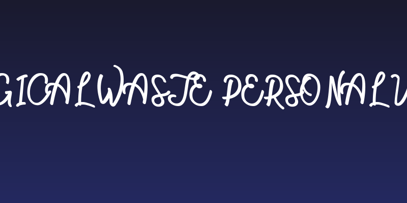 Magical Waste Personal Use  Social Header