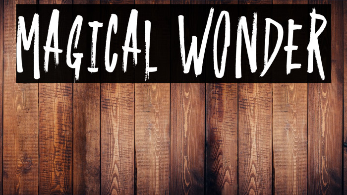 Magical Wonder Example 2