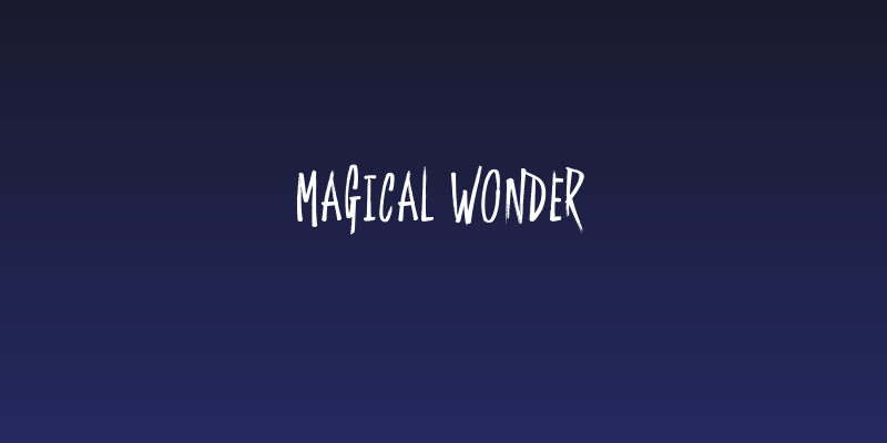 Magical Wonder Social Header