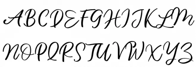 Magical Font UPPERCASE