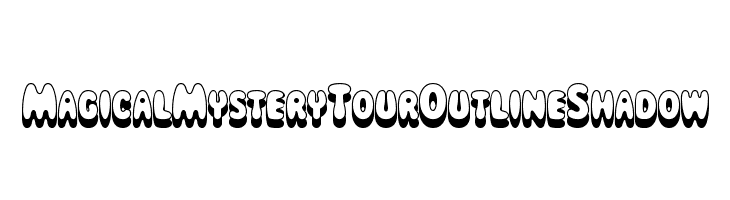 MagicalMysteryTourOutlineShadow Font