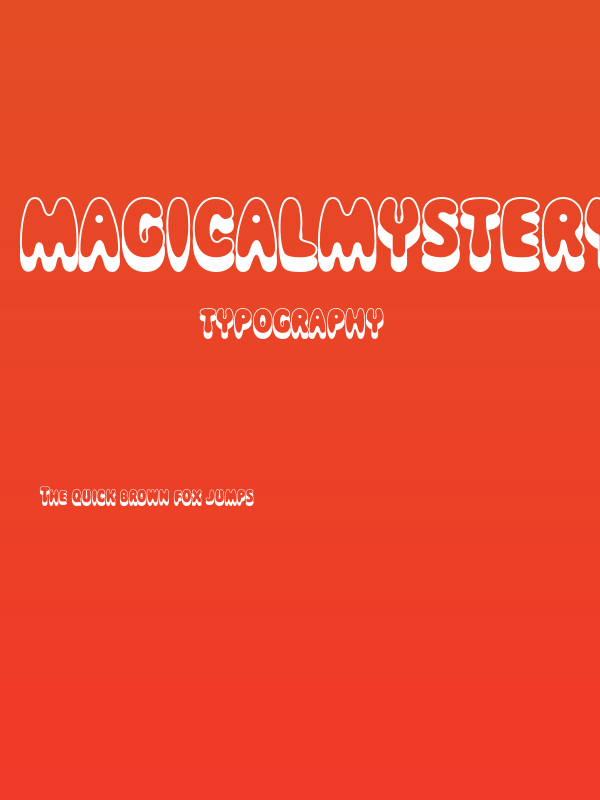 MagicalMysteryTourOutlineShadow Poster