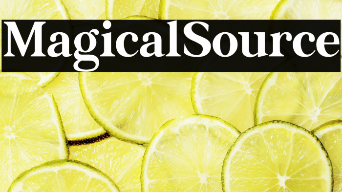 MagicalSource Example 1