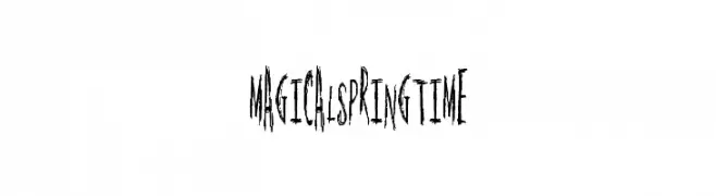 MagicalSpringtime  नि: शुल्क फ़ॉन्ट्स डाउनलोड