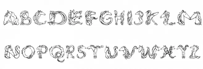 MagicalUnicornSansLight 字体 大写