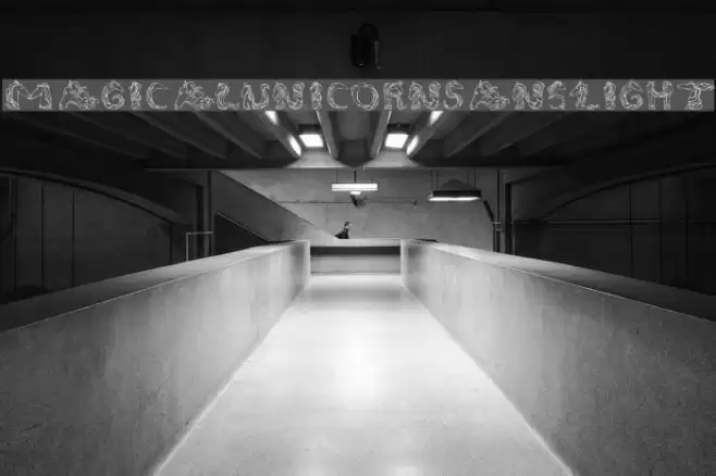 MagicalUnicornSansLight Font examples