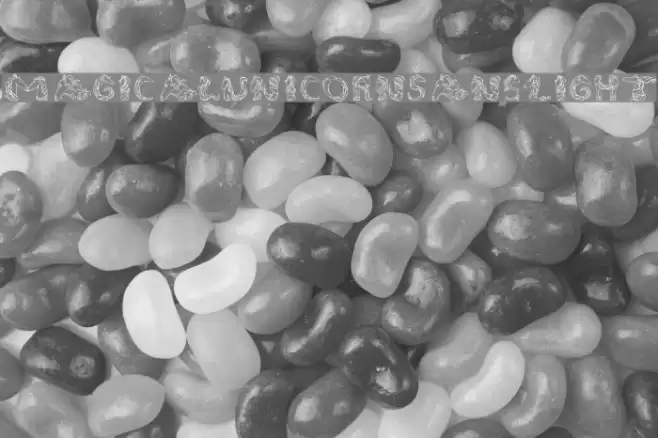 MagicalUnicornSansLight Font examples