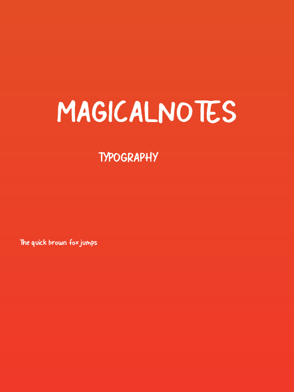 Magicalnotes Poster