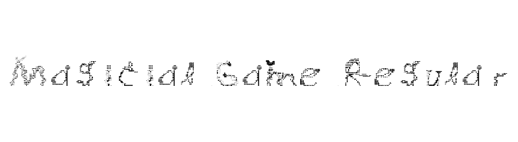Magicial Game Regular  Descarca Fonturi Gratis