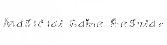 Magicial Game Regular  Frei Schriftart Herunterladen