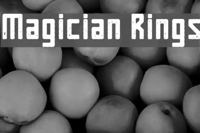 Magician Rings Example 1