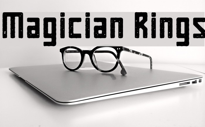 Magician Rings Font examples