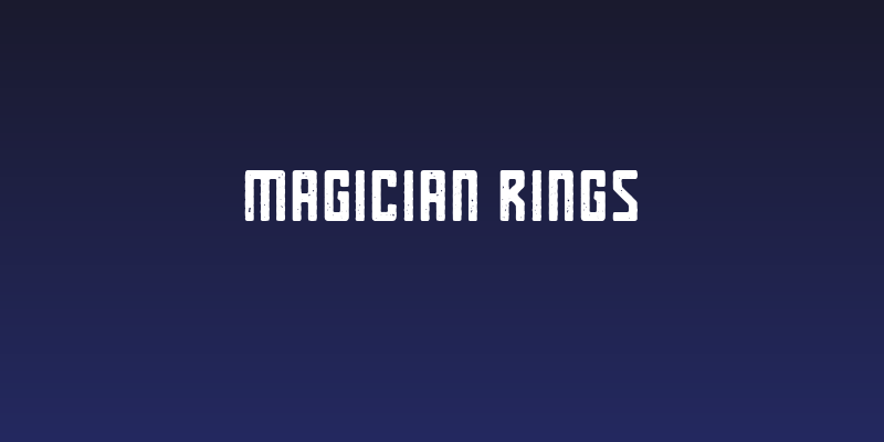 Magician Rings Social Header