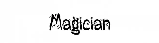 Magician  Frei Schriftart Herunterladen
