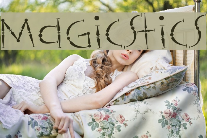 Magicstics Font examples