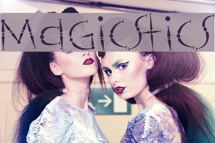 Magicstics Font examples