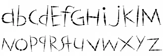 Magicstics 字体 小写