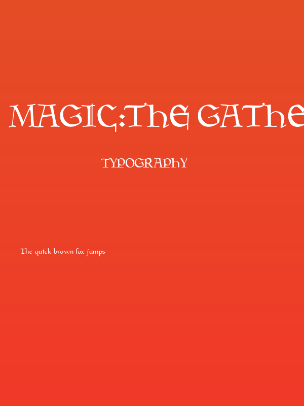 Magic:the Gathering Poster