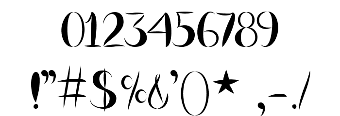 Magier Schrift Solid Font OTHER CHARS