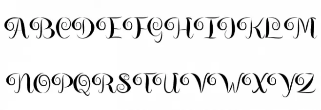 Magier Schrift Solid Schriftart Groß