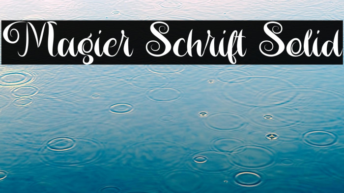 Magier Schrift Solid Example 2