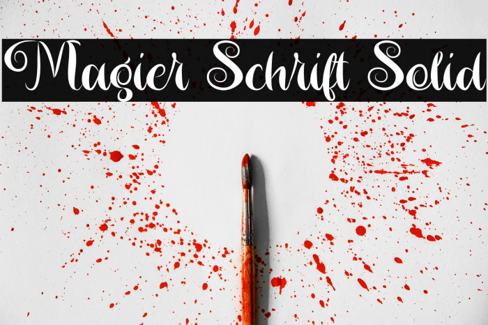 Magier Schrift Solid Example 3