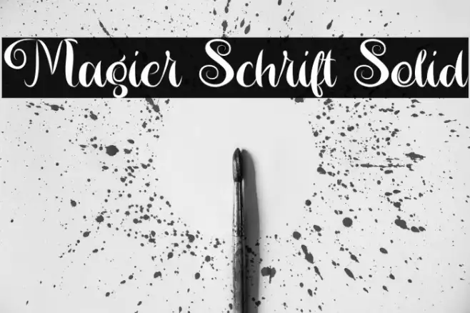 Magier Schrift Solid Example 3