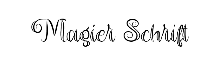 Magier Schrift  フリーフォントのダウンロード