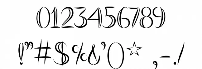 Magier Schrift Font OTHER CHARS