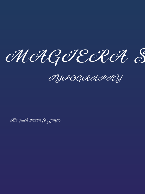 Magiera Script Poster