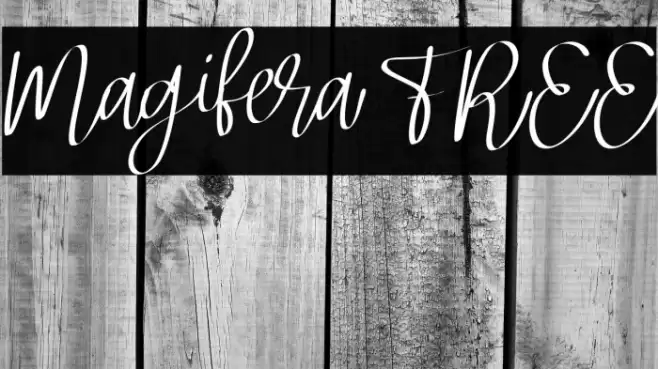 Magifera FREE Font examples