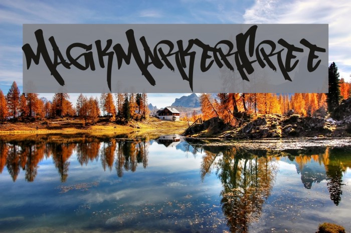 MagikMarker_Free Font examples