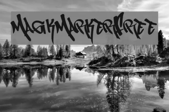 MagikMarker_Free फ़ॉन्ट examples