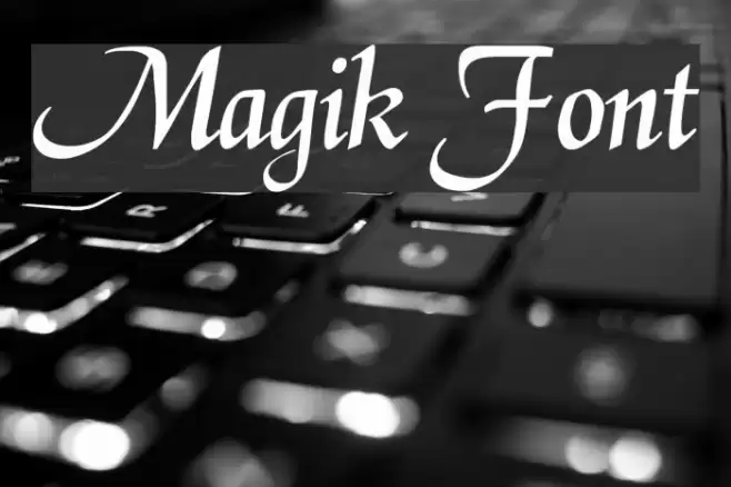 Magik Font examples