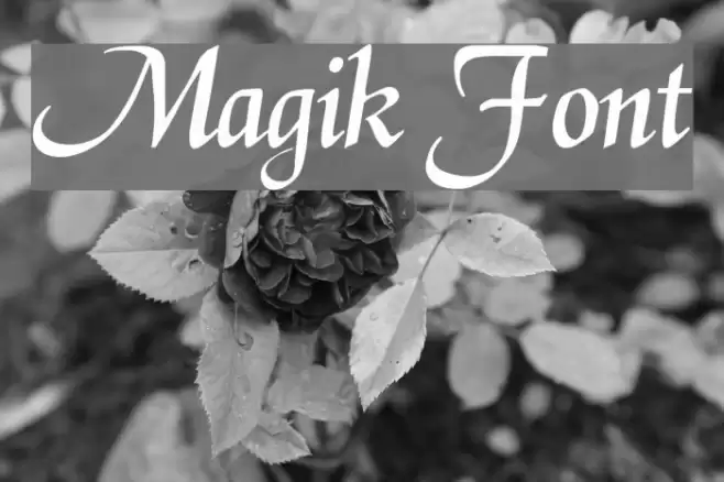 Magik Font examples