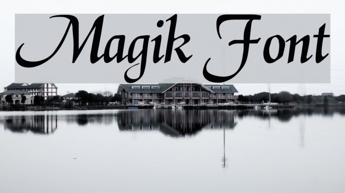 Magik Font examples