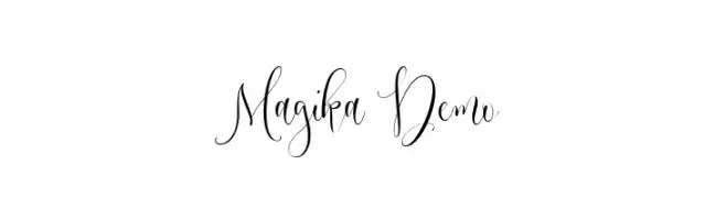 Magika Demo  नि: शुल्क फ़ॉन्ट्स डाउनलोड