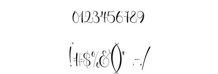 Magika Demo Font OTHER CHARS